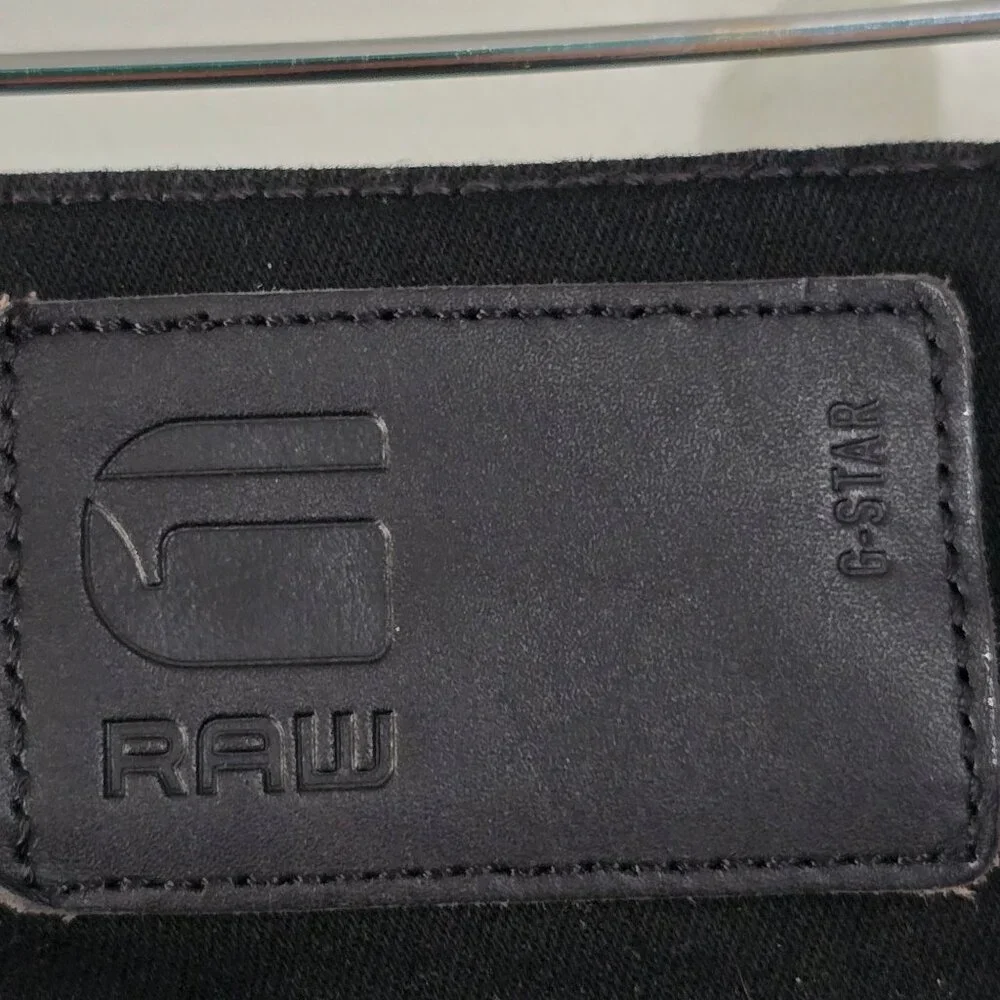G Star Raw Shape Skinny Black High Rise Stretch Jeans Sz W28 L30 NWOT